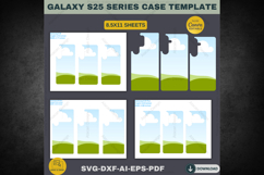 iPhone 16 Case Cut File Design Canva Drag Drop Product Image 1