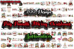 Big Bundle Merry Christmas Sublimation, Christmas Bundle PNG Product Image 1