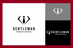 Gentleman Tie Logo Design Product Image 1