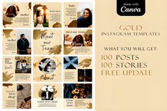 200 Gold Instagram Template Boost Bundle Product Image 7