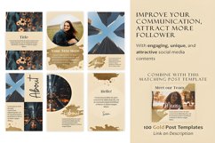 200 Gold Instagram Template Boost Bundle Product Image 9