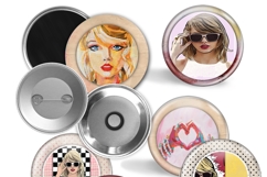 Taylor Swift button maker collage 1.25 in, 1.313 6 sizes Product Image 6