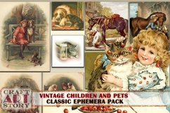Children Book Illustration Ephemera Pack,Printable kit Product Image 1