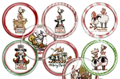Christmas Holiday button maker collage 1.25 in, 1.313 6 size Product Image 10