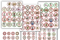 Christmas button maker collage 1.25 in, 1.313 6 size Product Image 10