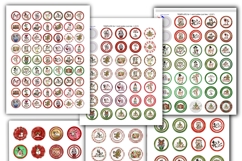 Christmas button maker collage 1.25 in, 1.313 6 size Product Image 11