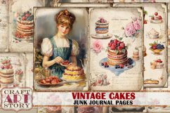 Vintage cooking junk journal,cookbook Pages recipe Bundle Product Image 4