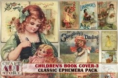 Vintage digital Childrens Book Cover Ephemera Pack-3 Product Image 1