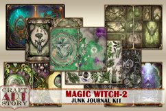 Magic Witch ADDON Kit-2,Esoteric pages,grimoire Collage Product Image 1