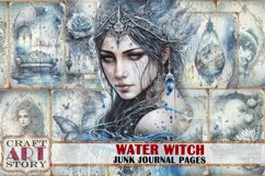 Water Witch Junk Journal Pages,scrapbook digital papers Product Image 1
