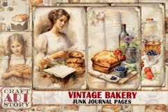 Vintage cooking junk journal,cookbook Pages recipe Bundle Product Image 5