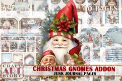 Christmas gnomes Junk Journal Pages ADDON,winter Product Image 1