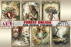 Green Witch Forest druids pack,junk journal ephemera Product Image 1