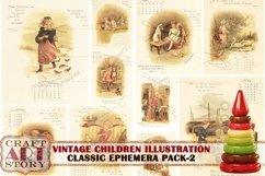 Children Book Illustration Ephemera Pack-2,Printable kit Product Image 2