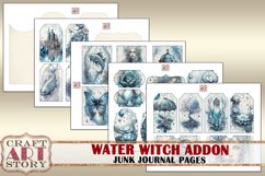 Water Witch Junk Journal Pages ADDON,scrapbook digital paper Product Image 2