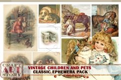 Children Book Illustration Ephemera Pack,Printable kit Product Image 2