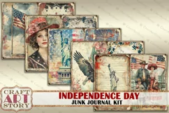 Vintage shabby Independence Day,4th of July Product Image 2