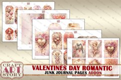 Valentines Day romantic Junk Journal Kit ADDON printable Product Image 2