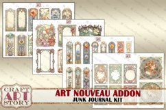 Art Nouveau Junk Journal Pages ADDON,Elegance 1900s Product Image 2