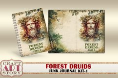 Green Witch Forest druids junk journal watercolor Kit-1 Product Image 2