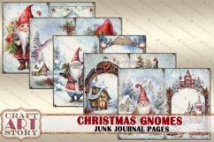 Christmas gnomes Junk Journal Pages,winter printables Product Image 2