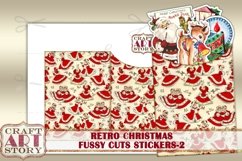 Vintage stickers set,fussy cuts Printable,Christmas-2 Product Image 2