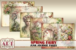 Spring fairy Junk Journal Pages,scrapbook printables papers Product Image 2