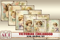 Victorian Children Journal Pages,Printable childhood Product Image 2
