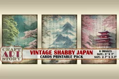 Shabby chic Japan,japanese style,cards Atc ACEO Product Image 2
