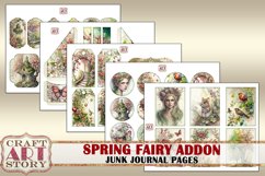 Spring fairy Junk Journal Pages,scrapbook papers ADDON Product Image 2