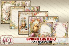 Vintage Spring Easter-3 junk journal Kit,Digital picture Product Image 2