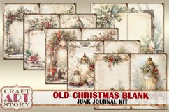 Vintage Old Christmas Blank Junk Journal Kit,Printable Product Image 2