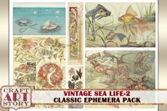 Vintage Sea Life Ephemera Pack-2,Under the Sea kit Product Image 2