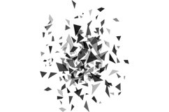 Abstract shatter burst broken shattered debris Product Image 1