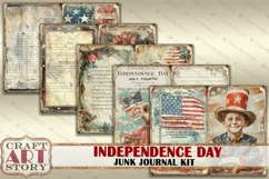 Vintage shabby Independence Day,4th of July Product Image 3