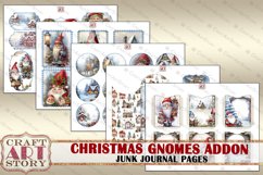 Christmas gnomes Junk Journal Pages ADDON,winter Product Image 3