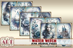 Water Witch Junk Journal Pages,scrapbook digital papers Product Image 3
