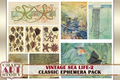 Vintage Sea Life Ephemera Pack-2,Under the Sea kit Product Image 3