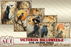 Victorian Halloween Junk Journal Pages-2,Vintage picture Product Image 3