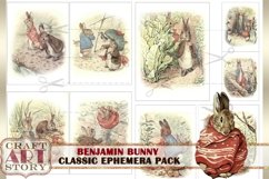 Benjamin Bunny Ephemera Pack,Printable kit Product Image 4