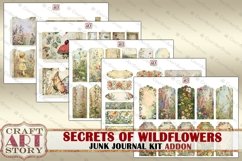 Wildflowers Junk Journal Pages ADDON, Secrets of wildflower Product Image 3