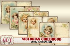 Victorian Children Journal Pages,Printable childhood Product Image 3