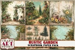 Vintage Rustic Garden journal Scrapbook Paper Pack,8x8 Product Image 3
