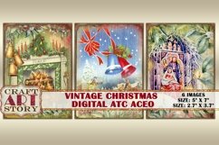 Vintage Digital Christmas Shabby chic kit picture collage Product Image 3