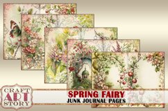 Spring fairy Junk Journal Pages,scrapbook printables papers Product Image 3