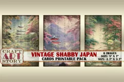 Shabby chic Japan,japanese style,cards Atc ACEO Product Image 3