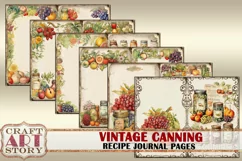 Vintage Cookery Recipe food junk journal,canning cookbook Product Image 3