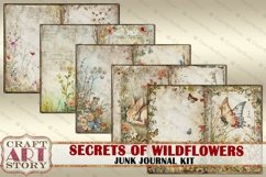 Wildflowers Junk Journal Pages, Secrets of wildflower Product Image 3