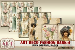 Art Deco fashion Lady Junk Journal Kit part 4 Product Image 4