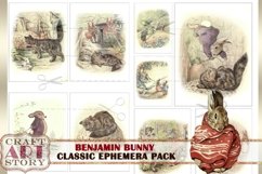 Benjamin Bunny Ephemera Pack,Printable kit Product Image 2